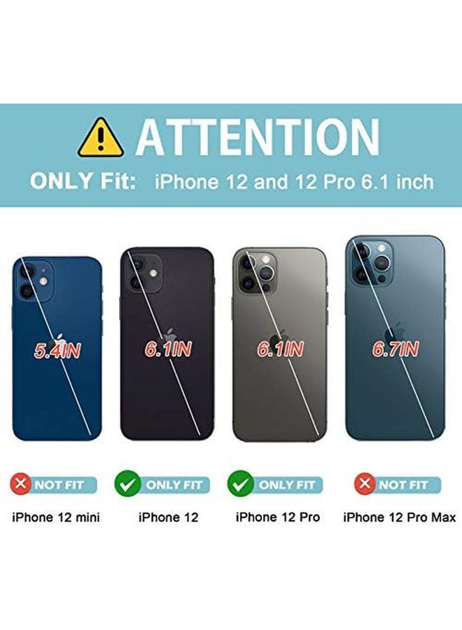 Procases 2 Pack Iphone 12 Pro Iphone 12 6.1 Inch 2020 Privacy Screen Protector Anti Spying Dark Tempered Glass Screen Film Guard Iphone 12 Pro 5G Screen Protector - Image 2