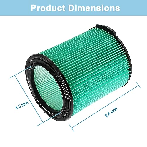 Rjnlsc 2 Pack VF6000 Filter for Ridgid 5-20 Gallon Wet Dry Vacuums WD5500 WD0671 WD6425 WD7000 WD1280 WD1851 WD1680 WD1956 RV2400A 1400RV RV2600B - Image 4