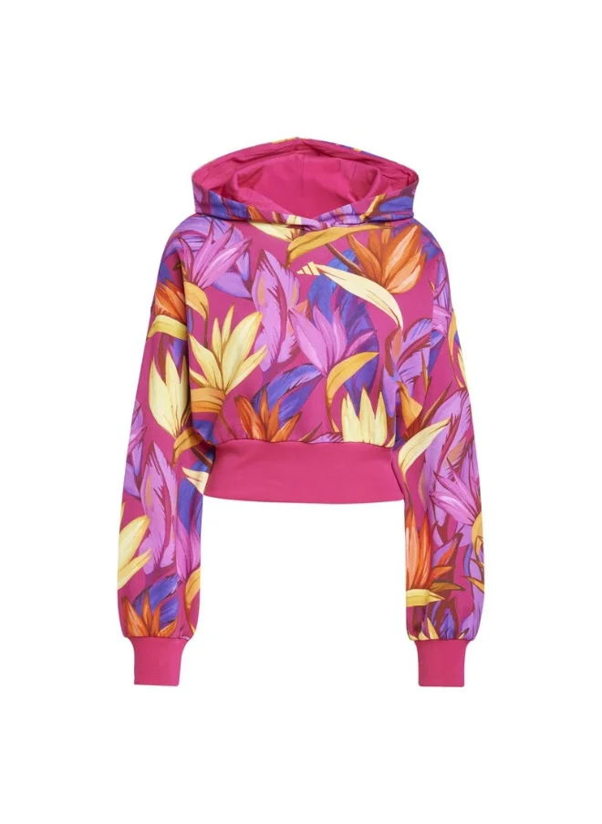 اديداس adidas FARM HOODIE Pink Training SWEATSHIRTS for Women - 2XS