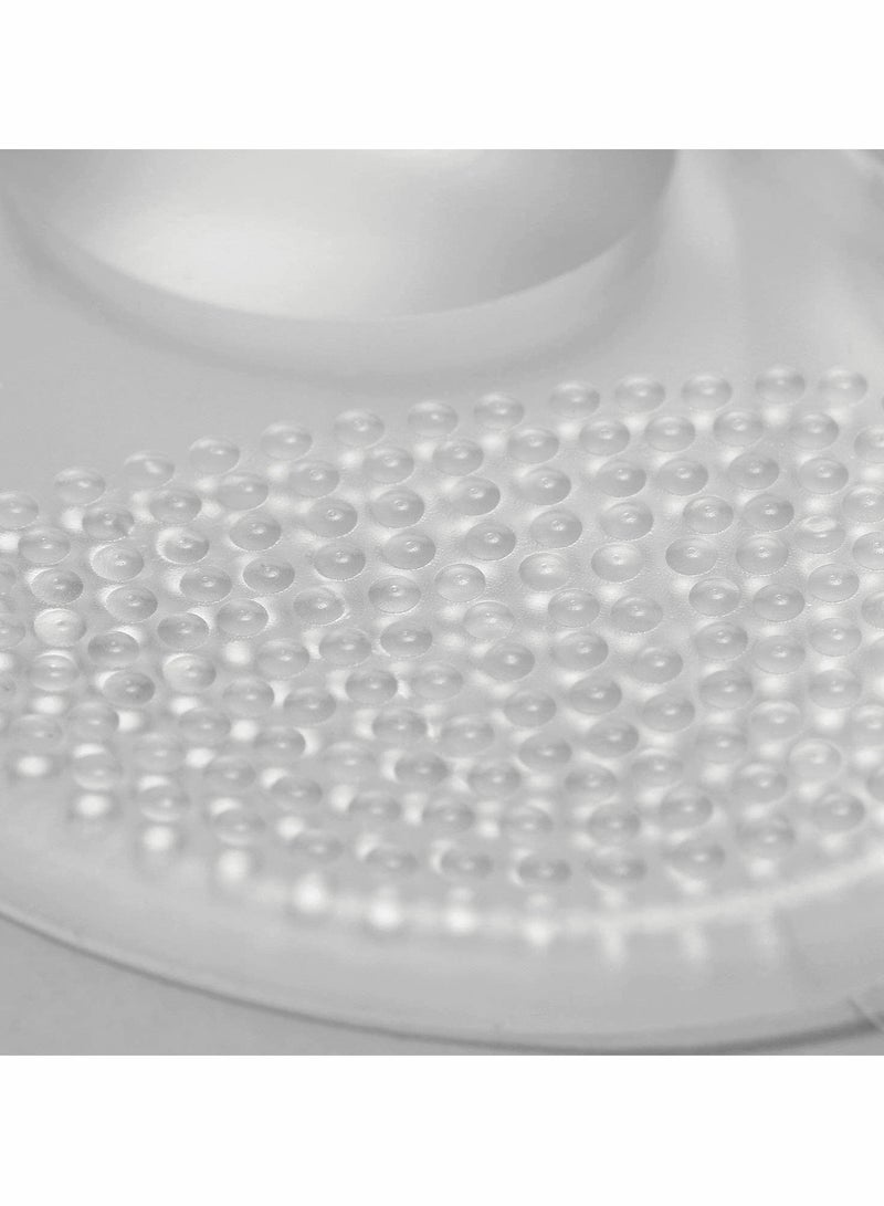 SYOSI 3 Pairs Forefoot Insole Silicone Transparent Drop-Shaped Feet Cushion Inserts Grips Shoe Pads for Women Loose Shoes and High Heels Anti-Slip Reusable - Image 4