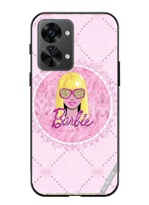 Protective Case Cover For OnePlus Nord 2T Funky Barbie Design Multicolour