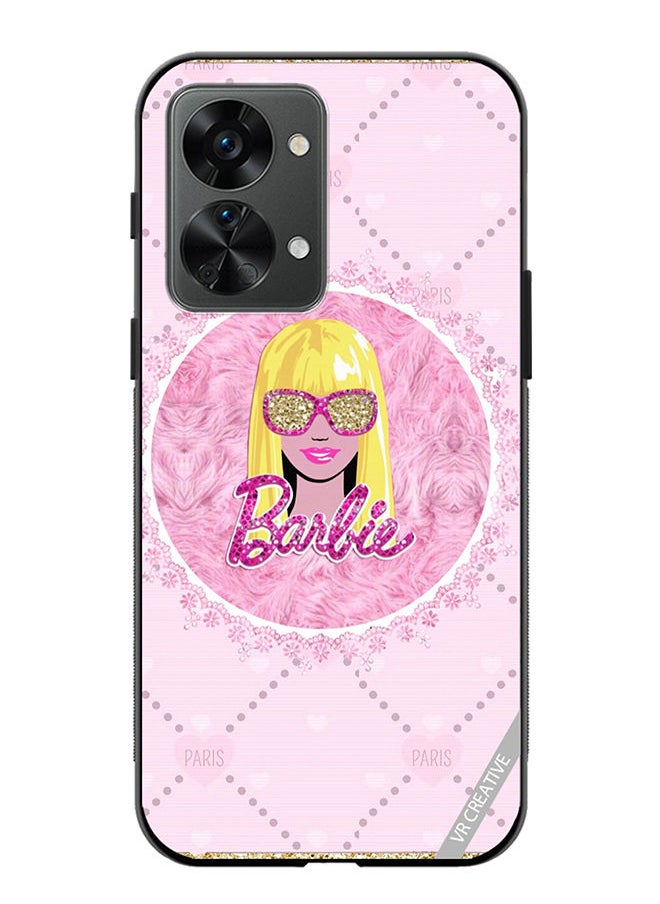VR CREATIVE - Protective Case Cover For OnePlus Nord 2T Funky Barbie Design Multicolour - Image 1