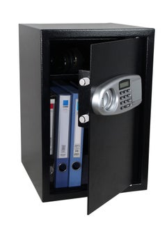 NAMSON Electronic Digital Battery Operated Safe Deposit Box With Digital Pin Keypad And Manual Override Keys Black 52X35X36Cm  - Image 1