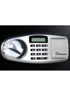 NAMSON Electronic Digital Battery Operated Safe Deposit Box With Digital Pin Keypad And Manual Override Keys Black 52X35X36Cm  - Image 4