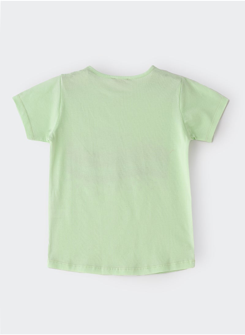 Jelliene Sunshine Squad: Girls' Comfy Cotton Tees Playful Prints & Summer Fun  - Image 2