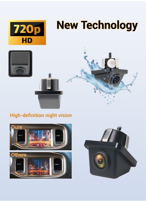 AHD Rearview Camera – Ultimate Waterproof, Shockproof, Night Vision, 140° Wide Angle for Safe and Easy Reversing,Easy to installation