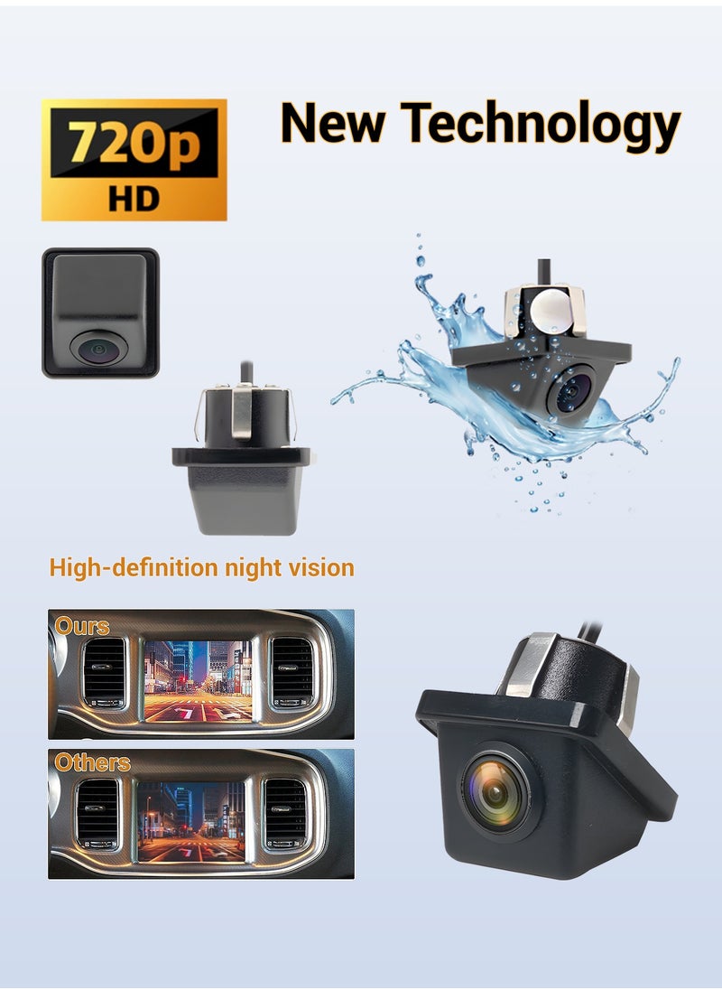 AHD Rearview Camera – Ultimate Waterproof, Shockproof, Night Vision, 140° Wide Angle for Safe and Easy Reversing,Easy to installation