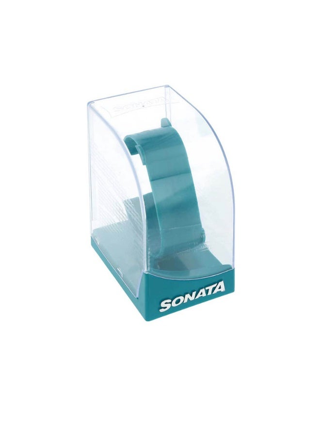Sonata ساعة فضية شبكية للرجال 1013SM01 - حزام من الفولاذ المقاوم للصدأ، تصميم أنالوج بسيط وأنيق - Image 5