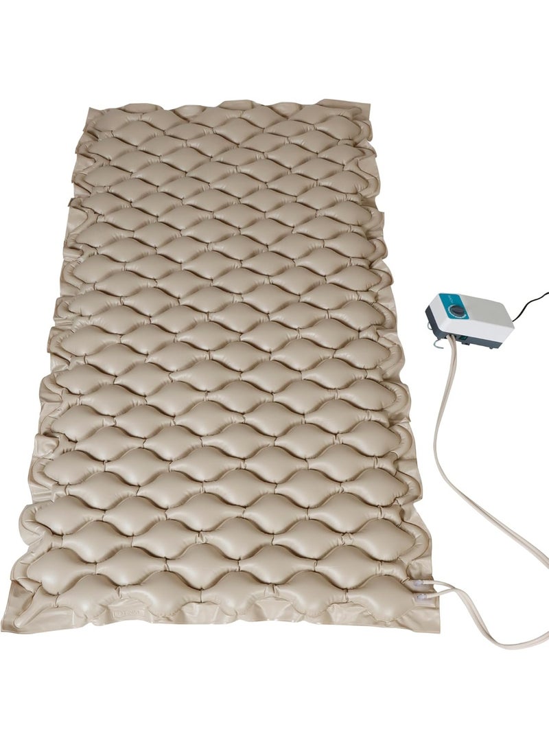 Original Alternating Air Pressure Mattress Pad – 2.8’’ Medical Egg Crate Topper for Pressure Sore Prevention – Quiet Pump & Waterproof - Image 1