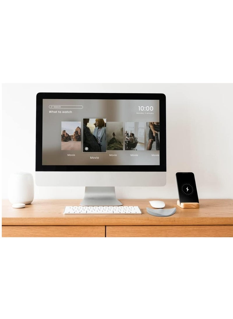 Loquat 2 PCS Ergonomic Mouse Wrist Rests, Black/Gray, for Pain Relief  Pressure Release During Office, Gaming, Coding - Image 2