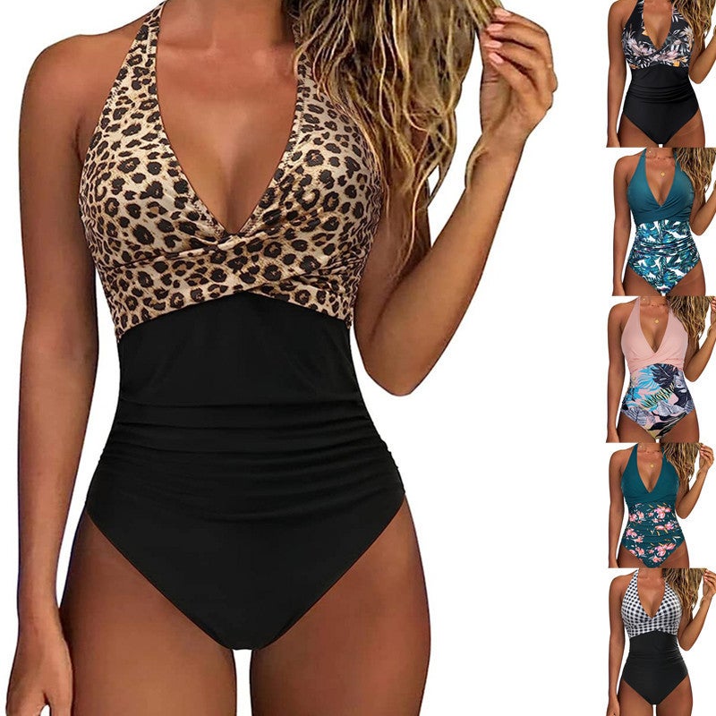 2024 Spot St. Deya Ladies One-Piece Swimsuit Digital Printing Swimsuit Om2301 - Image 2