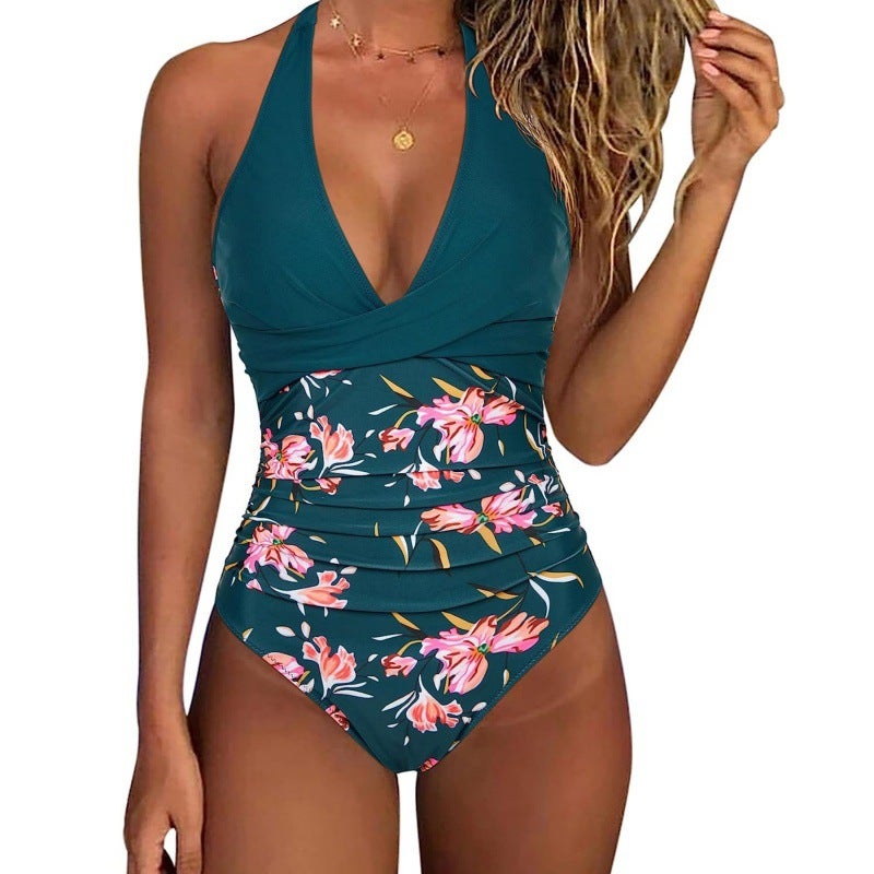 2024 Spot St. Deya Ladies One-Piece Swimsuit Digital Printing Swimsuit Om2301 - Image 5