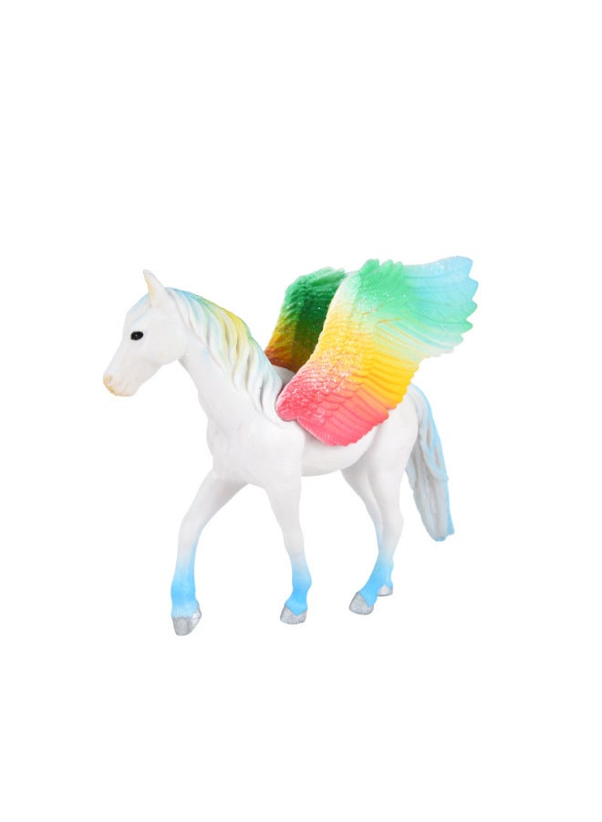 Cross-border New Solid Animal Model Toy Snake Meng Flat Head Brother Dinosaur Werewolf Unicorn Stall Model Toy