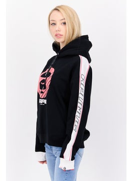 Women Hood Neck Graphic Print Hoodie, Black Combo - pzsku/ZBA075A50AB5923974271Z/45/_/1739110556/81d477d1-a838-4a94-993e-400c58d2ff24