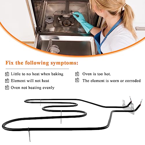 Blutoget WB44T10011 Oven Range Stove Bake Element by Blutoget - Fit for GE Hotpoint Ken-more Oven JBP78WB4WW,JBP66WB4WW, JBP78WB1WW,JCBP80SK2SS - Replace WB44T10059, 820921, AP2030997, PS249286, EAP249286 - Image 4