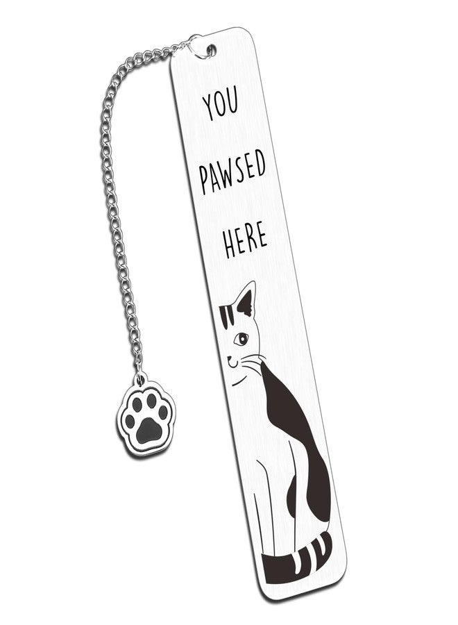 NUBARKO Cute Cat Valentines Bookmarks for Women Girls, Easter Basket Stuffers for Girls Cat Gifts for Women, Bookish Gift, Lover Gifts for Woman Black Cats Stuff Gift for Woman Men Cats Lovers Black Themed - Image 1