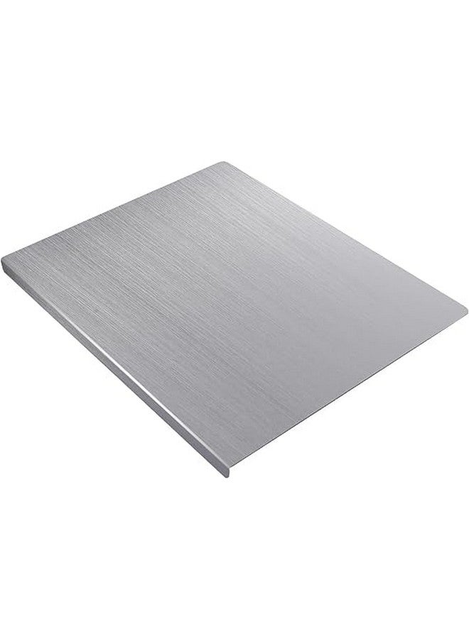 Milad MILAD Stainless Steel Chopping Board | Fruits | Vegetables | Collapsible | Cutter | Kneading Board | Kitchen Accessories | Countertop (60 x 45 cm)  - Image 2