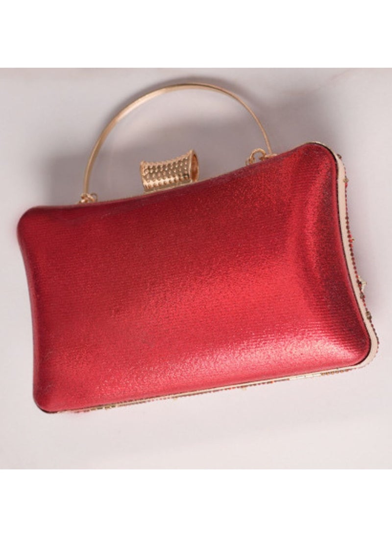 Miluraining - Women Clutch Bag Evening Bag Purse with rhinestone diamond decoration decoration Small Crossbody Bag Handbag Shoulder Bag Satchel Bags Suitable for Party Prom Wedding - Image 1