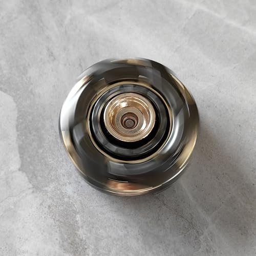 T-Conceal EDC Fidget Sliders Open Armor Spinning TopFidget Toys Stress Relief for Adults Magnetic Metal (Gray Gold) - Image 4