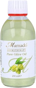 Mamado Aromatherapy 100 Percent Pure Olive Oil 200 ml - Image 1