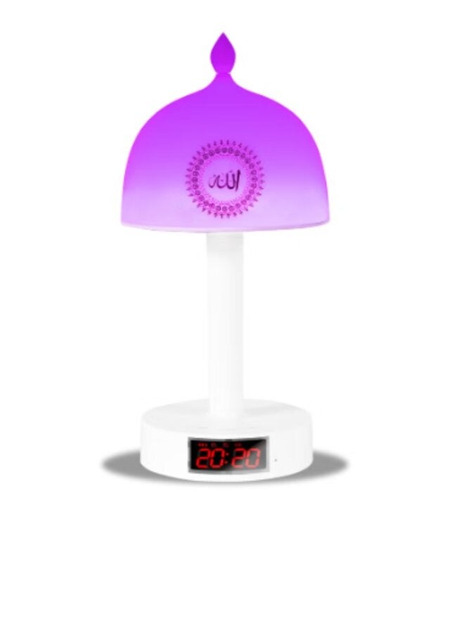 مشغل القرآن الكريم الإسلامي ساعة بصوت الأذان APP التحكم Led اللمس مصباح المحمولة مشغل Mp3 المتكلم - Image 3
