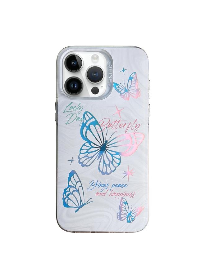 S-TOP Case For iPhone 13 Pro Colorful Pattern TPU + PC Phone Case - Image 1