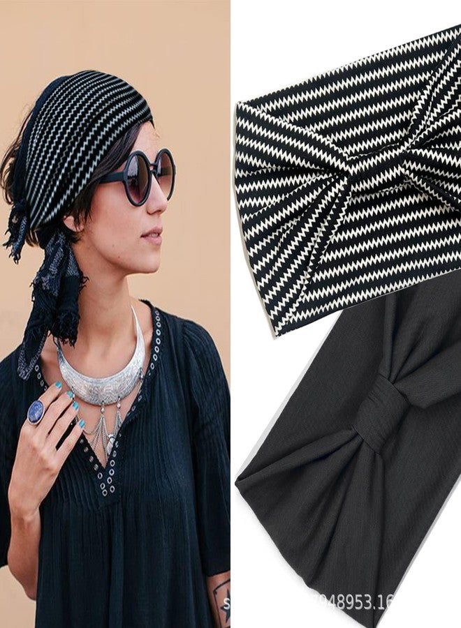 كي-اليوون كي-إليون، عبوة من 3 قطع، ربطة رأس مرنة عريضة للنساء، ربطة شعر رياضية لليوجا (عبوة من 3 قطع (A05)) - Image 4