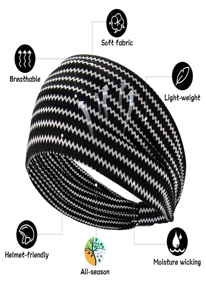 كي-اليوون كي-إليون، عبوة من 3 قطع، ربطة رأس مرنة عريضة للنساء، ربطة شعر رياضية لليوجا (عبوة من 3 قطع (A05)) - Image 2