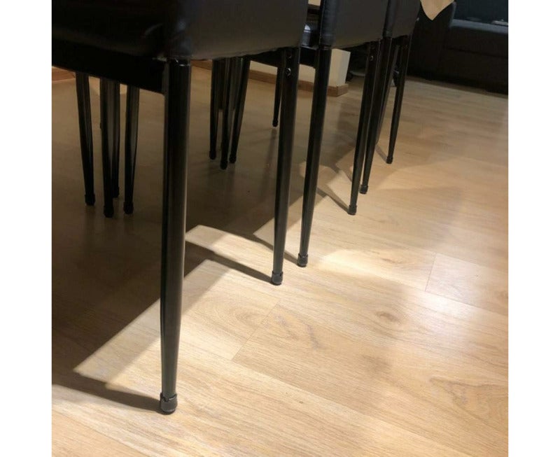 Furniture Protector Rubber Cap: 17-21mm Fit 22mm Depth - Durable Rubber Non-Woven Fabric Construction Transparent Tip Design for Floor Protection Noise Reduction Home Furniture Legs - Image 3