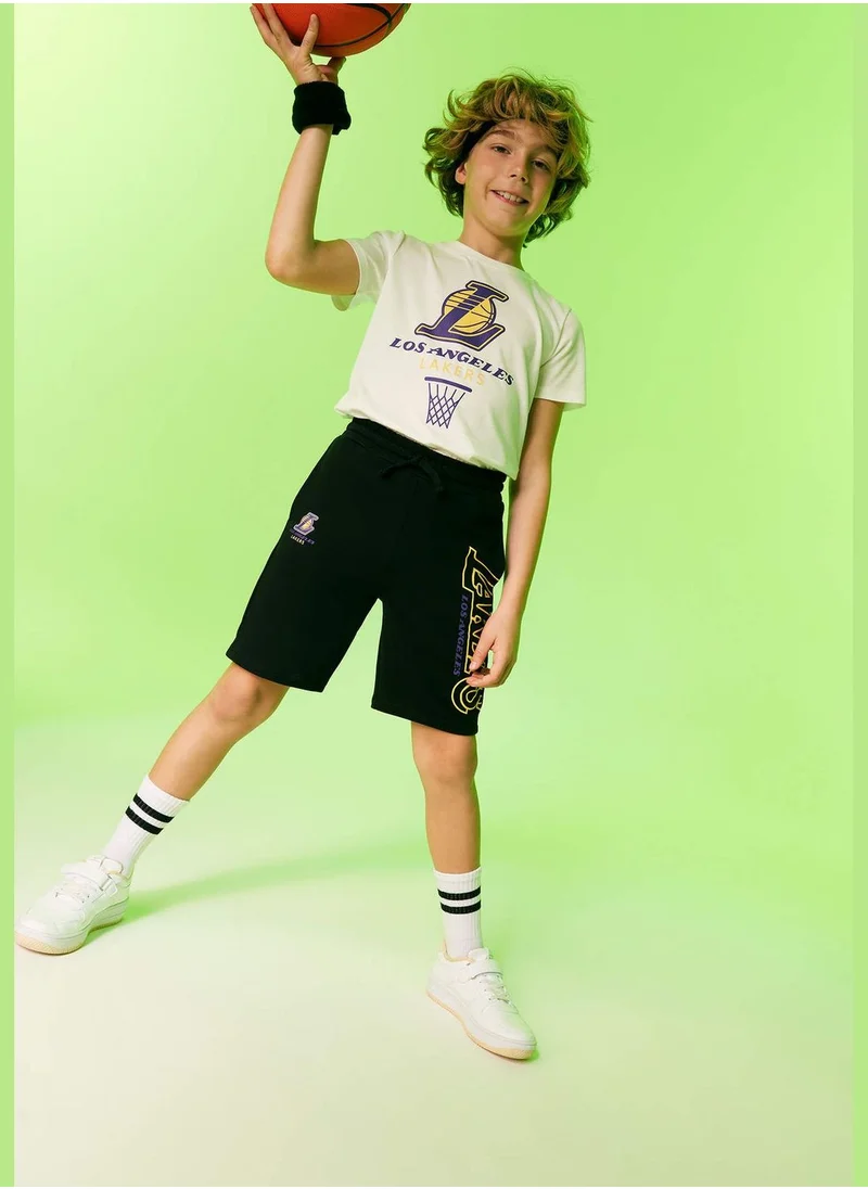 DeFacto Boy NBA Los Angeles Lakers Licenced Knitted Short