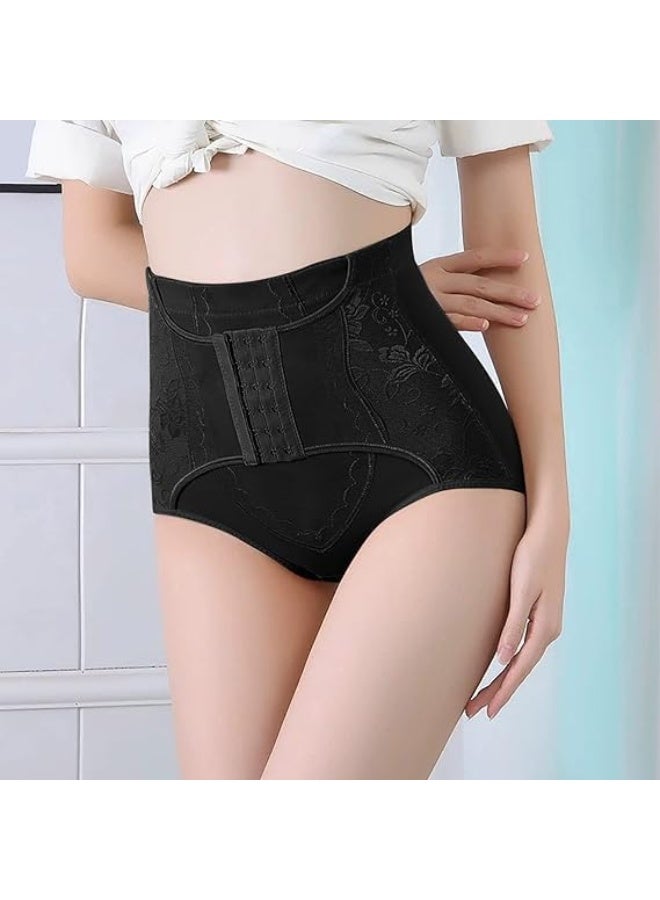 SAFENHAND Womens High Waist Breasted Bottoming Belly Pants Lace Corset Butt Lift Body Shaping Pants Plus Size Panties Variety Pack - Image 2