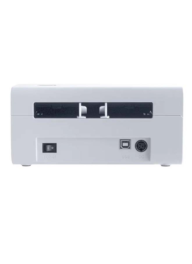 Xprinter - 4" thermal bill and barcode printer that works via Bluetooth + USB, high quality thermal sticker printer for printing barcodes and bills of lading XP-D465B - Image 1