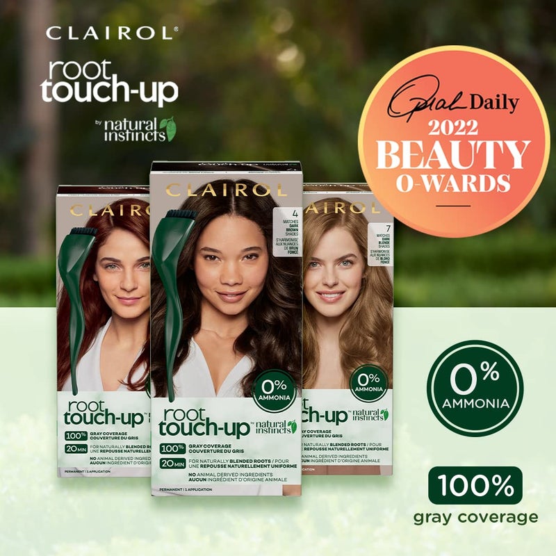 Clairol Root Touch-Up by Natural Instincts Permanent Hair Dye, 8 Medium Blonde Hair Color, Pack of 1 - Image 2