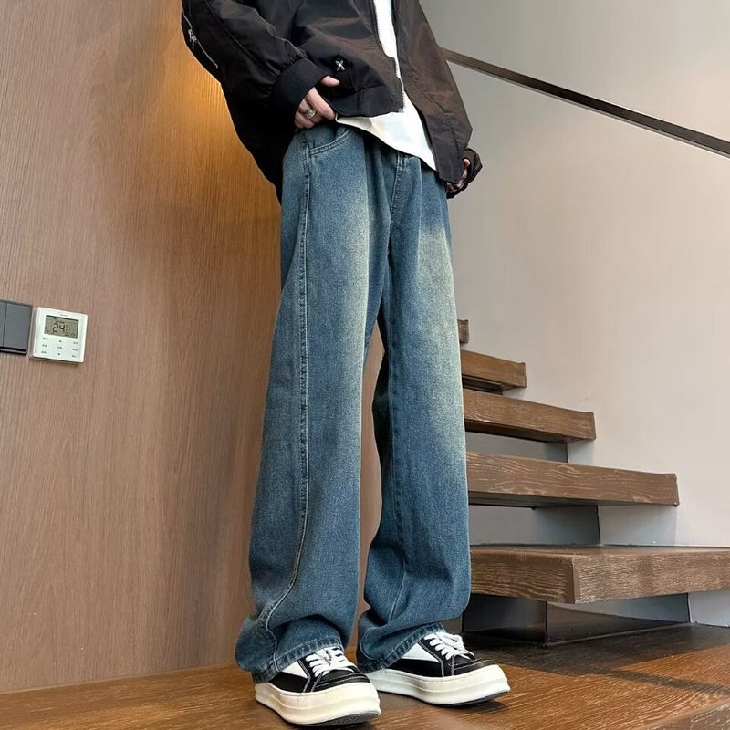 Unisex Casual Daily Denim Jeans - Image 2