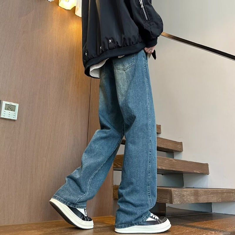 Unisex Casual Daily Denim Jeans - Image 4