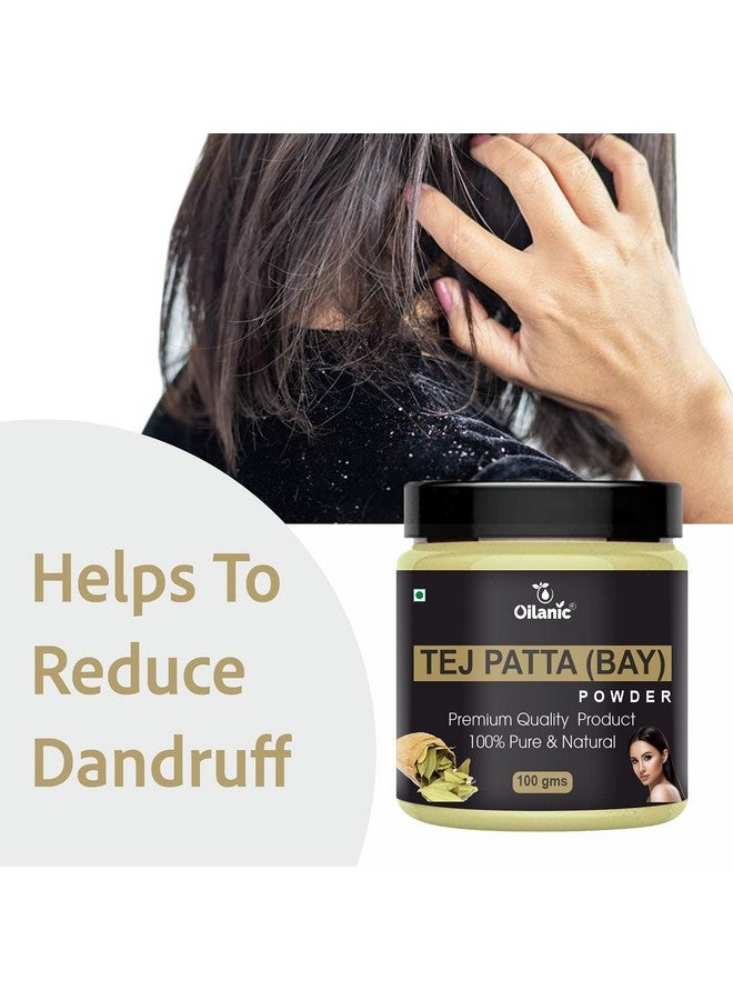 Oilanic 100% Pure & Natural Tej Patta Powder- For Skin & Hair Combo Pack of 2 Jar (200gm) - Image 3