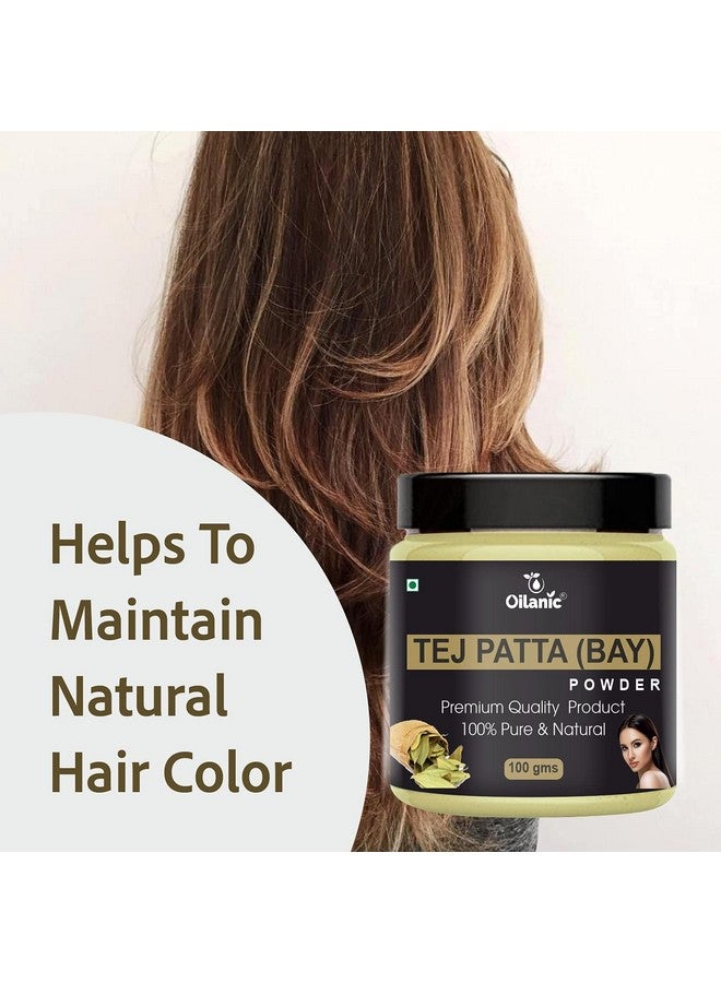 Oilanic 100% Pure & Natural Tej Patta Powder- For Skin & Hair Combo Pack of 2 Jar (200gm) - Image 4