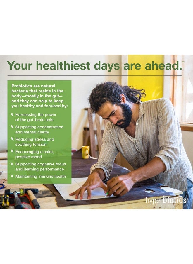 Hyperbiotics Pro Mood Gutbrain ; Vegan Probiotics For Women Men Adults ; Time Released Tablets ; 1 Per Day ; 60 Count - Image 5