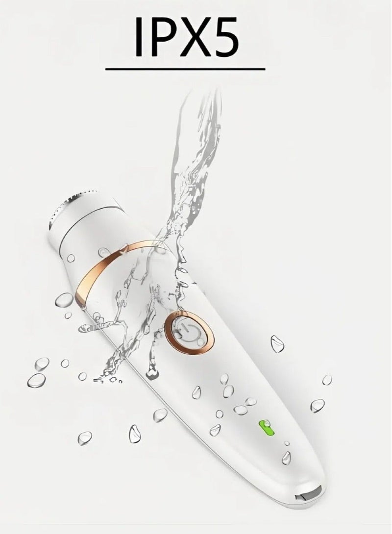 Gmisun 7 in 1 Electric Hair Removal & Epilator for Women , MultiFunction Body Shaver Waterproof Wet and Dry Uses Replaceable  Blade Heads - Image 4