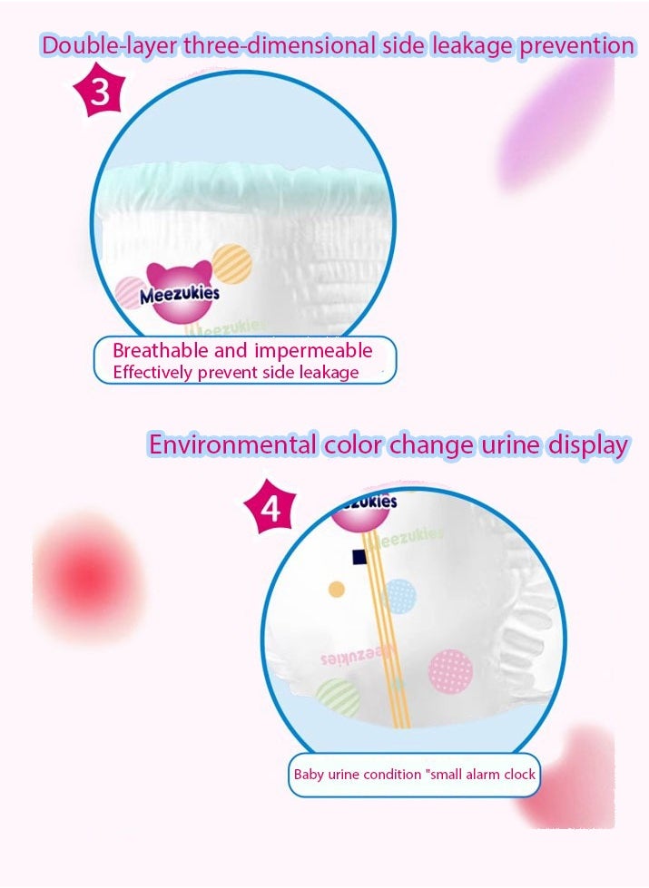 Generic - Baby Comfort Fit Pants Diapers, XL Suitable for babies 12-17 Kg, 46 Diapers  Instant Absorption Core Carefully chosen breathable base film - Image 1