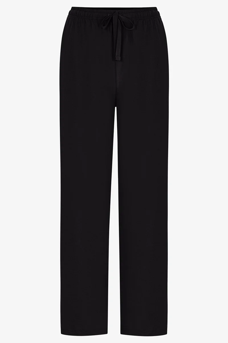 Penti Black PENTI Men's City Short Sleeve Shirt Pants Pajama Set for Men | Best Price UAE