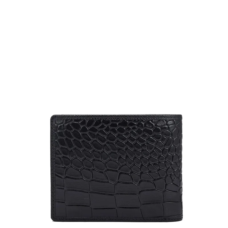 Da Milano  Black Bifold Leather Mens Wallet for Men | Best Price UAE