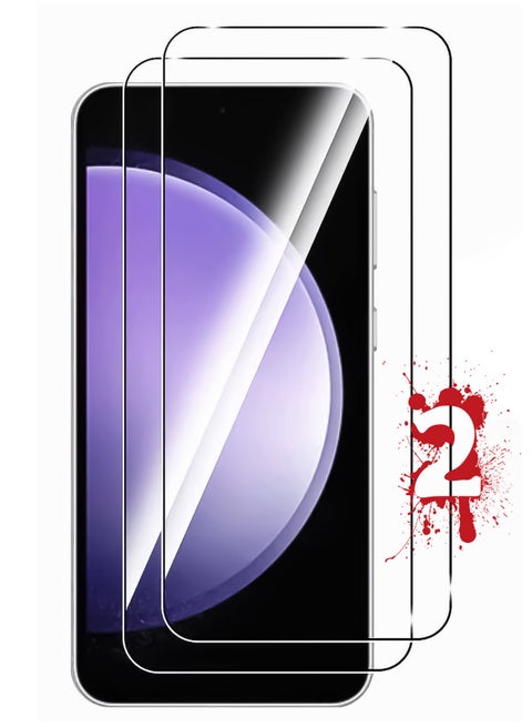 For Samsung Galaxy S24 FE Screen Protector, Anti-fingerprint, Anti-oil Stain High-Definition Clear Tempered Glass Film (2 Pack)