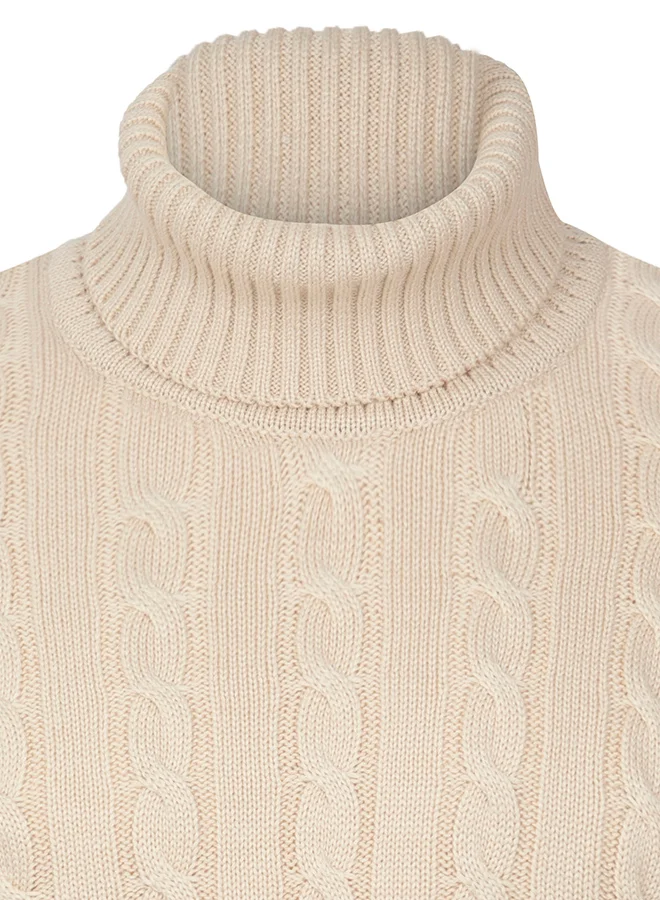 فيليكس هاردي Cable Knit Turtleneck Pullover