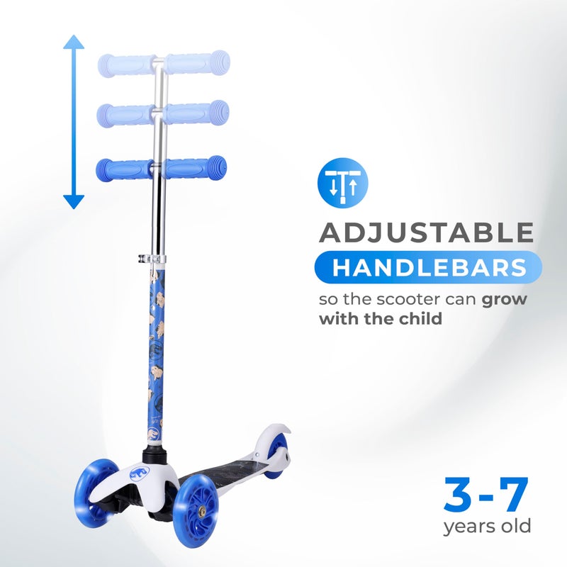 VOYAGER Scooter for Kids Ages 3-5 - Extra Wide Deck & Light Up Wheels, Self Balancing Kids Toys for Boys & Girls, Choose Your Favorite Character - Image 3