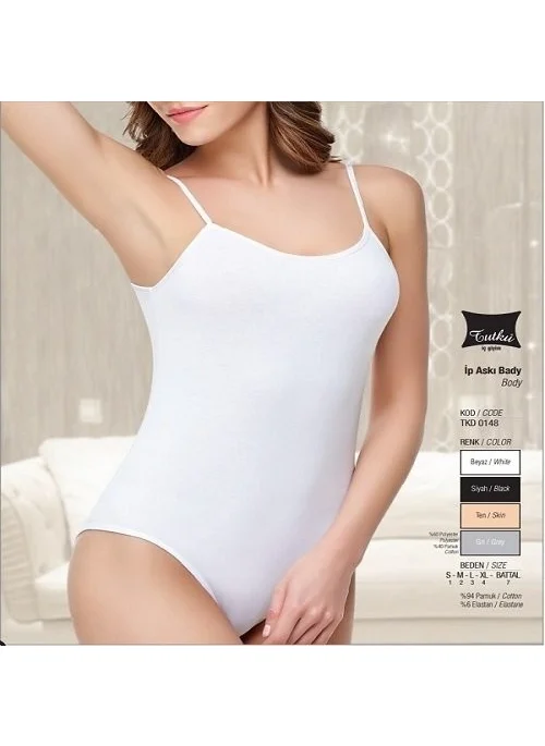 توتكو Passion Women's Rope Strap Bodysuit 3 Pieces
