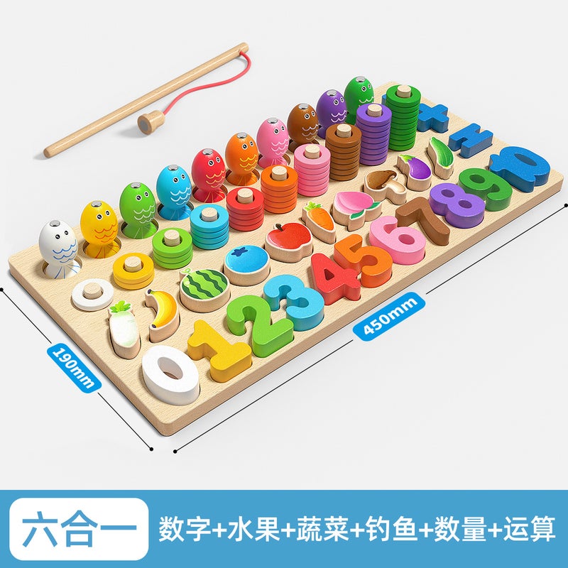 Montessori Wooden Shape Matching Puzzle Board – Educational Toy for Babies & Toddlers 0-3 Years