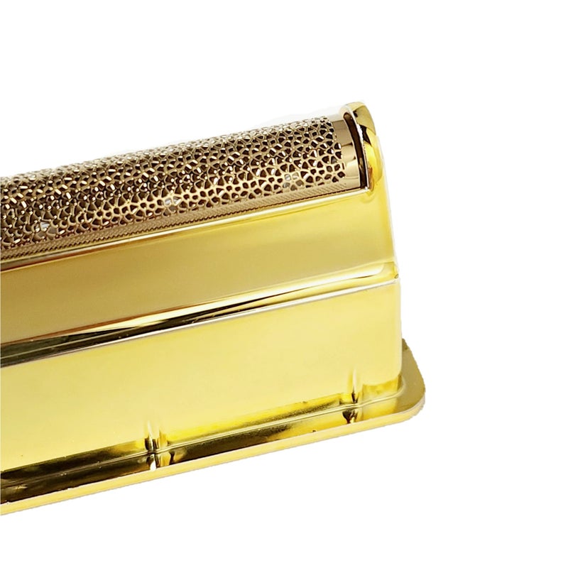 Gamma+ Replacement Gold Titanium Slick Foil Head for The Uno Men's Shaver, Designed for Longer Facial Hairs, Snaps On - Image 4