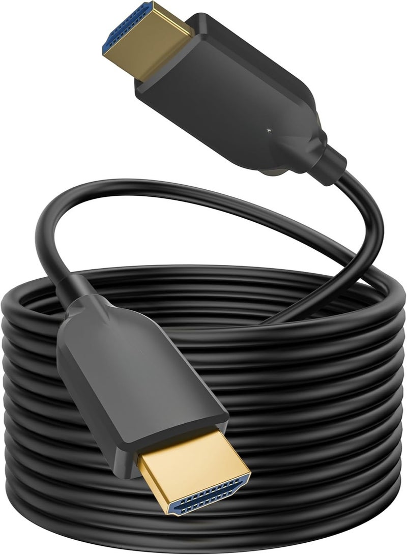HDMI 15M Fiber Optic Cable – High-Speed 4K@60Hz – Durable & Lag-Free for Gaming, Home & Office Use - Image 1