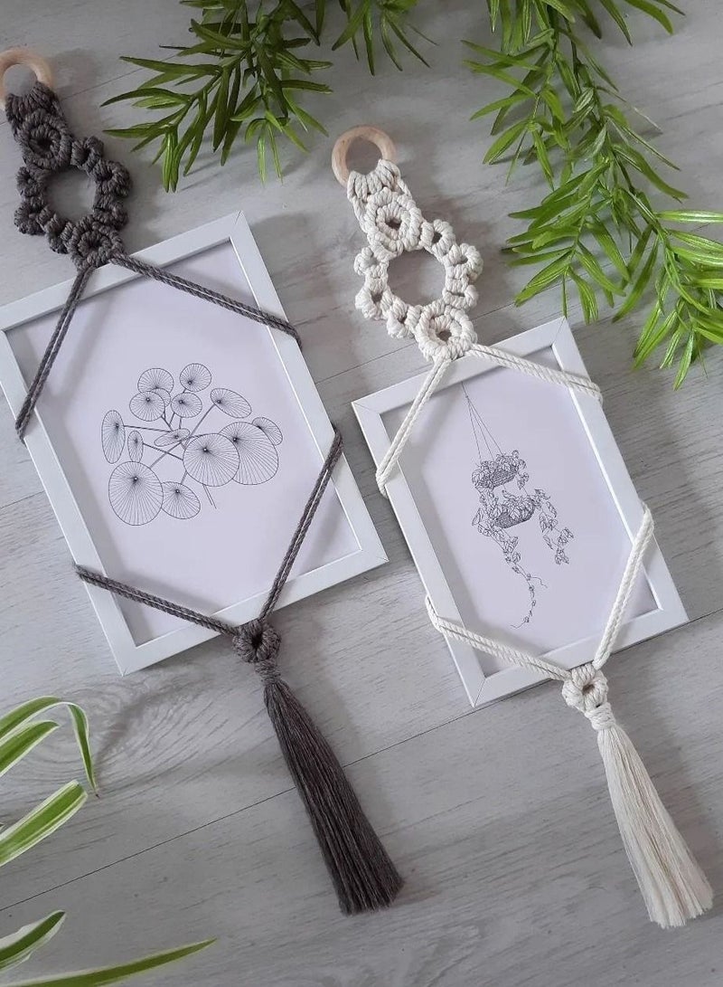 handmade macrame wall hanging